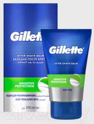 Бальзам после бритья Gillette TGS Sensitive Skin с алоэ вера (100мл)