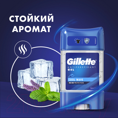 Антиперспирант-стик Gillette Cool Wave (70мл)