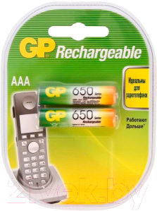 Комплект аккумуляторов GP Batteries 65AAAHC-2CR2 (2шт)