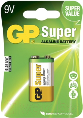 Батарейка GP Batteries Super 6LF22/1604A-CR1