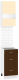 Комплект кухонных модулей Кортекс-мебель Корнелия Экстра 40р3ш без столешницы правый (венге светлый/венге) - 