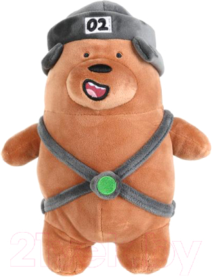 

Мягкая игрушка Miniso, We Bare Bears. Grizz в шляпе / 7203