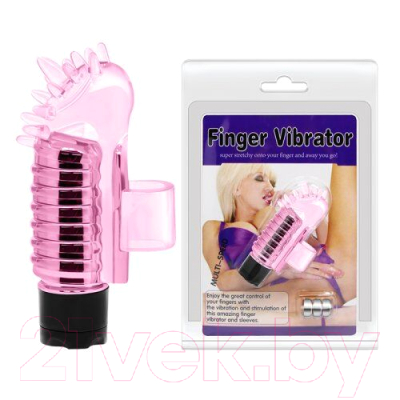 Насадка-стимулятор Baile Finger Vibrator / BI-010148 (розовый)