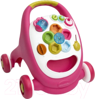 

Ходунки-каталка Amarobaby, Walking Way 2 в 1 / AMARO-25WW-Ro