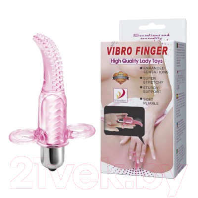 Вибратор Baile Vibro Finger / BI-014078 (розовый)