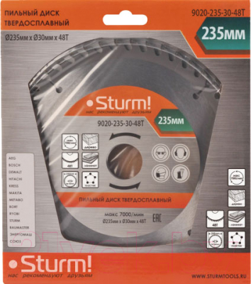 

Пильный диск Sturm!, S-090854