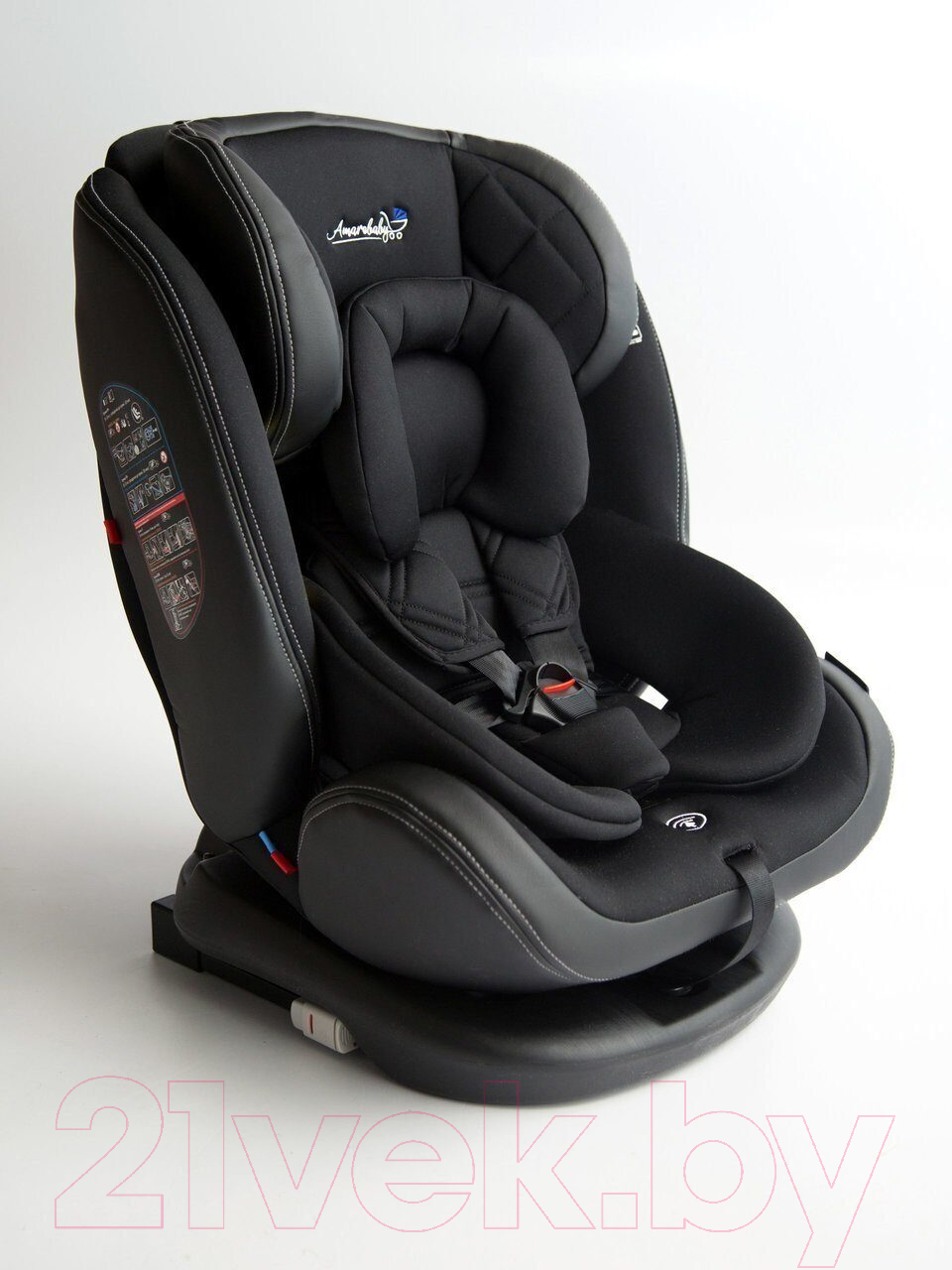 Автокресло Amarobaby Isofix ST-3 / AMARO-2003-Ch (черный)