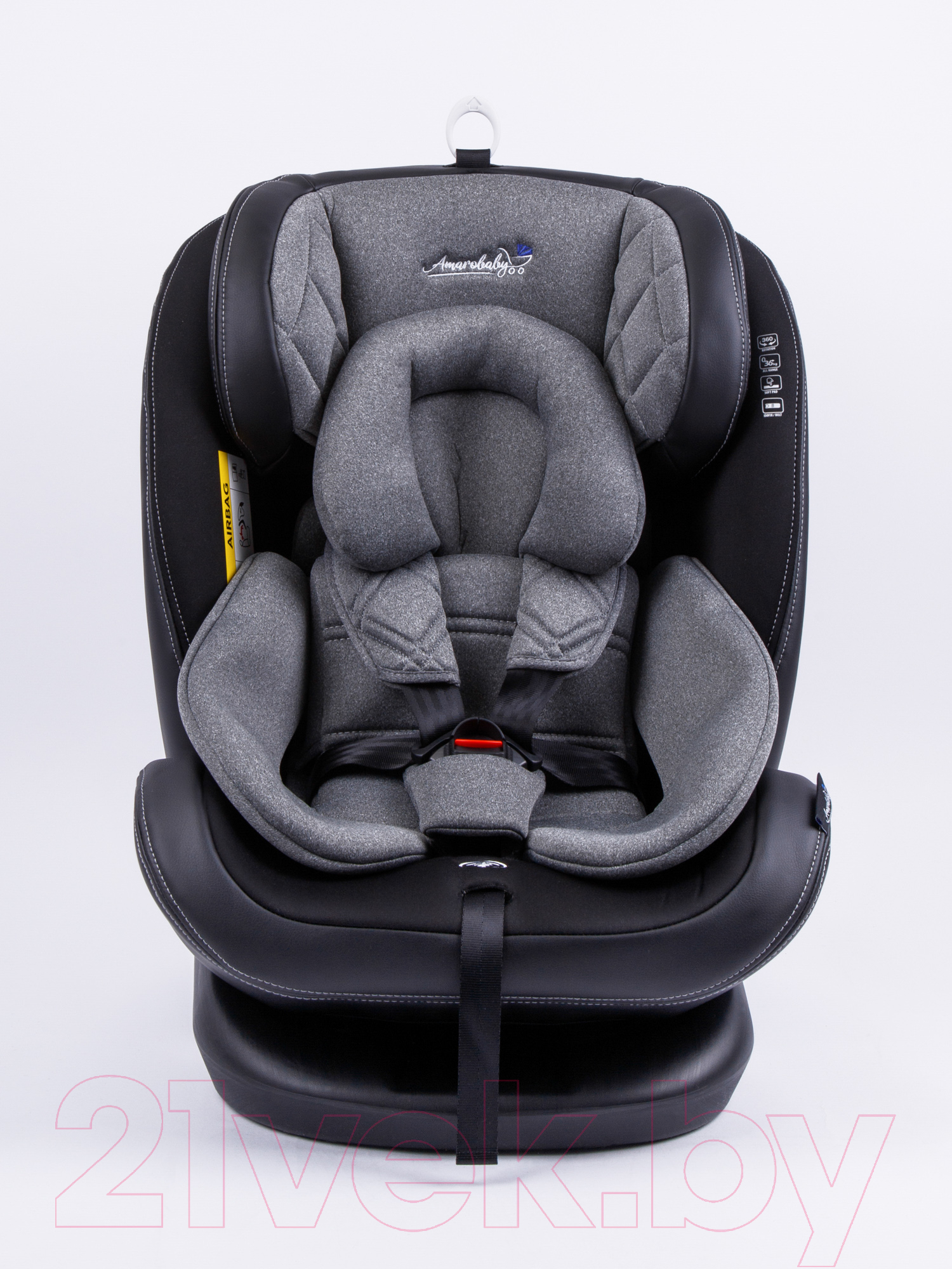 Автокресло Amarobaby Isofix ST-3 / AMARO-2003-Se (серый)