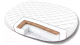 Матрас в кроватку Amarobaby Soft Dream Ellipse 75x125х10 - 