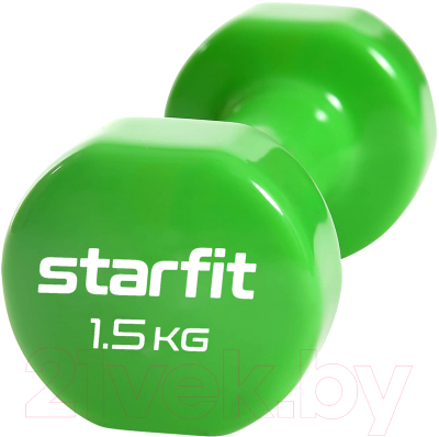 Гантель Starfit Core DB-101 (1.5кг, зеленый)