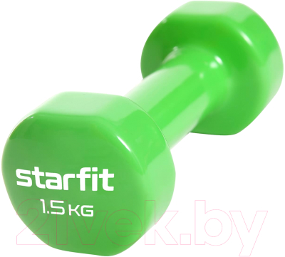 Гантель Starfit Core DB-101 (1.5кг, зеленый)