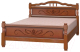 Каркас кровати Bravo Мебель Карина 5 140x200 (орех) - 