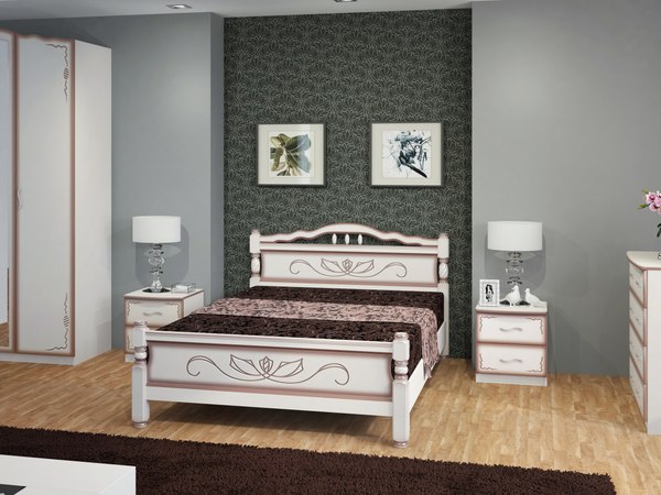 Купить Каркас кровати Bravo Мебель Карина 5 90x200 в Барановичах