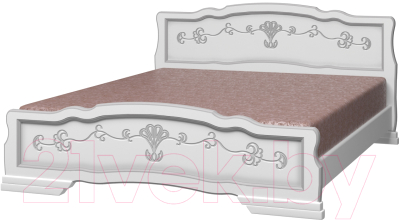 Каркас кровати Bravo Мебель Карина 6 120x200 (белый жемчуг)