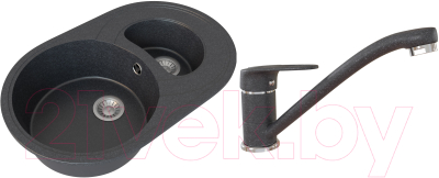 

Мойка кухонная Гамма Гранит, Granite-03 + смеситель Mixer-G03