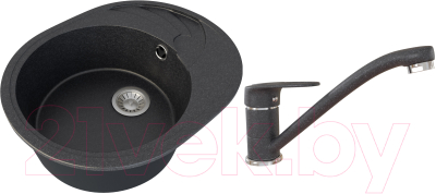 

Мойка кухонная Гамма Гранит, Granite-07 + смеситель Mixer-G03