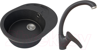 

Мойка кухонная Гамма Гранит, Granite-07 + смеситель Mixer-G01