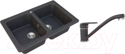 

Мойка кухонная Гамма Гранит, Granite-11 + смеситель Mixer-G03