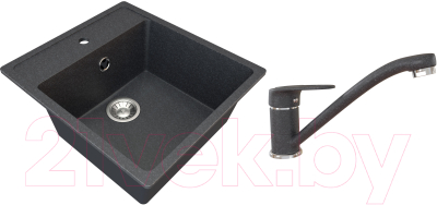 

Мойка кухонная Гамма Гранит, Granite-16 + смеситель Mixer-G03