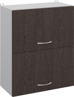 Шкаф навесной для кухни Кортекс-мебель Корнелия Лира ВШ60-2г (венге) - 