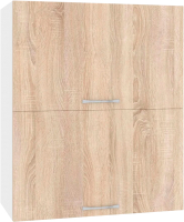 Шкаф навесной для кухни Кортекс-мебель Корнелия Лира ВШ60-2г (дуб сонома) - 