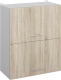 Шкаф навесной для кухни Кортекс-мебель Корнелия Лира ВШ60-2г (дуб сонома) - 