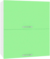 Шкаф навесной для кухни Кортекс-мебель Корнелия Лира ВШ60-2г (зеленый) - 