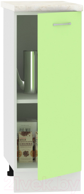 Шкаф-стол кухонный Кортекс-мебель Корнелия Лира НШ30р (зеленый/королевский опал)