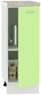 Шкаф-стол кухонный Кортекс-мебель Корнелия Лира НШ30р (зеленый/марсель)