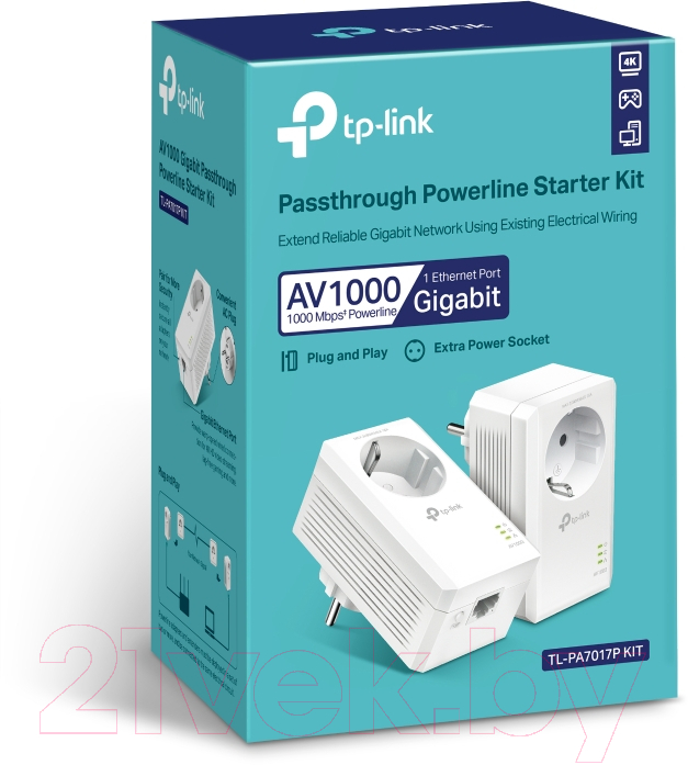 Комплект powerline-адаптеров TP-Link TL-PA7017P KIT