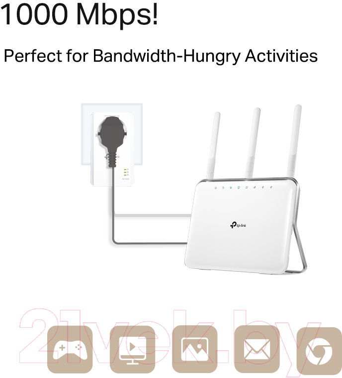 Комплект powerline-адаптеров TP-Link TL-PA7017P KIT