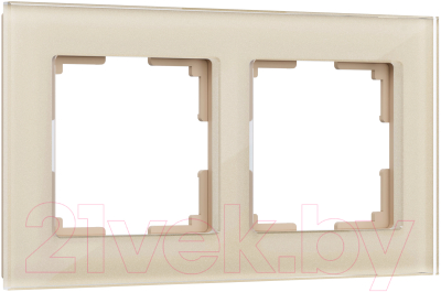 Рамка для выключателя Werkel W0021111 / a050796 (шампань/стекло)