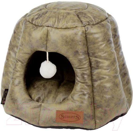 Домик для животных Scruffs Knightsbridge Cat Igloo / 661600 (оливковый)