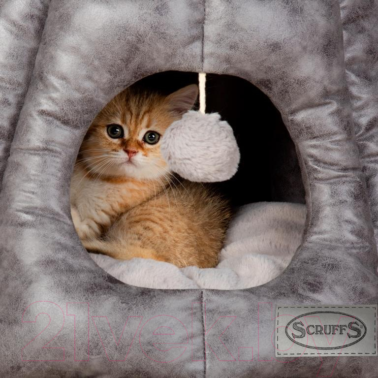 Домик для животных Scruffs Knightsbridge Cat Igloo / 661501 (серый)