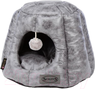 Домик для животных Scruffs Knightsbridge Cat Igloo / 661501 (серый)