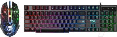 Набор игровых устройств Defender Tor MHP-127 / 52127 (мышь/клавиатура/гарнитура/коврик/колонки)