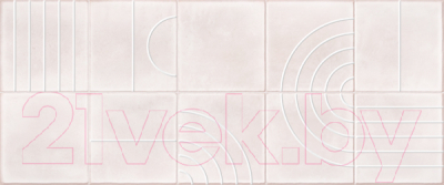Декоративная плитка Gracia Ceramica Sweety Pink Decor 01 (250x600)