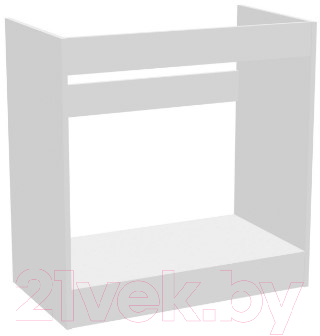Шкаф под мойку Сокол-Мебель ТК-08 (белый/венге)