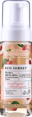 Пенка для умывания Bielenda Eco Sorbet Peach Мицеллярная увлажнение и освежение (150мл)