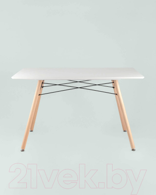 Обеденный стол Stool Group Лондон / London White (белый/дерево)