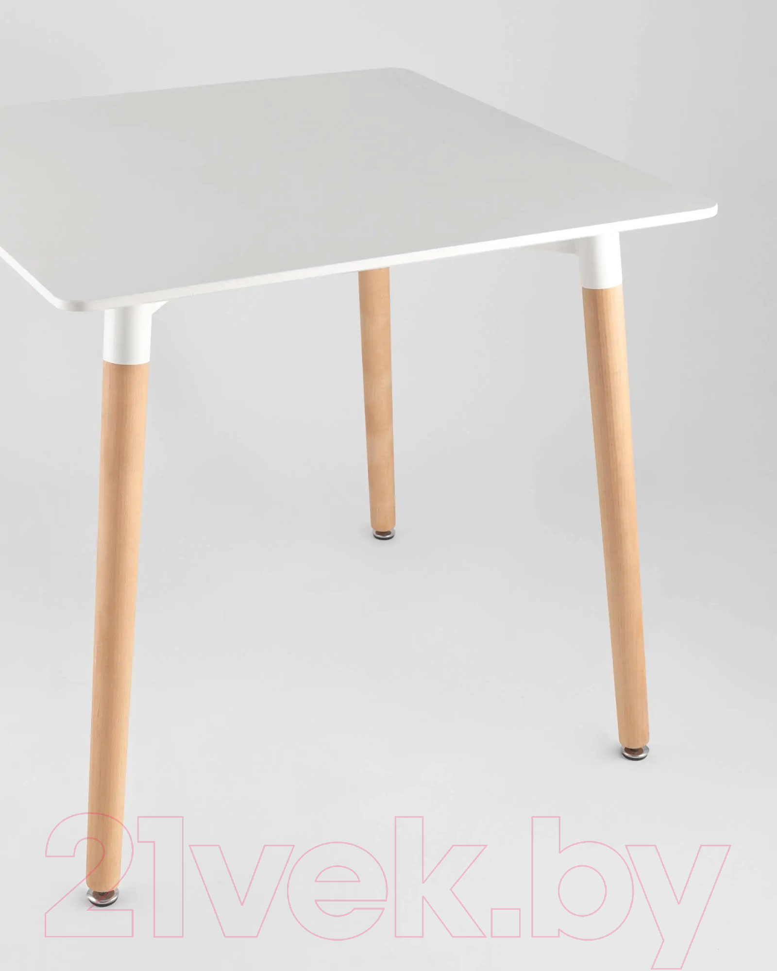 Обеденный стол Stool Group 80x80 / Z-208 (белый/дерево)