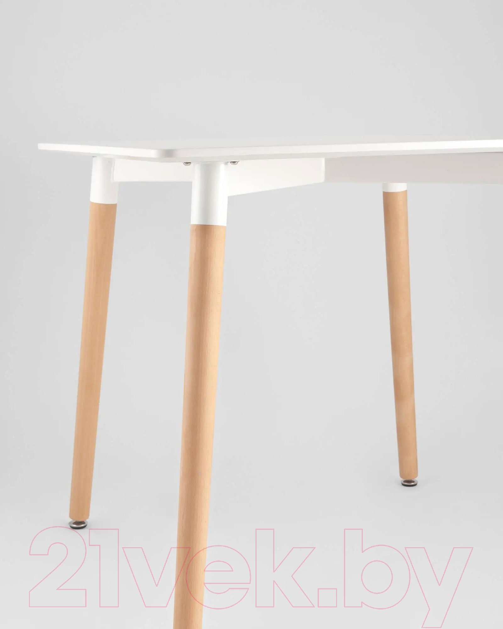 Обеденный стол Stool Group 80x80 / Z-208 (белый/дерево)