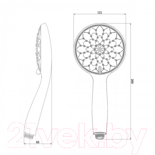 Лейка ручного душа LEMARK LM8121C