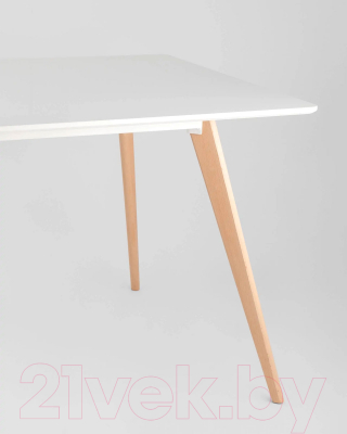 Обеденный стол Stool Group Frank 120x80 / Z-239 (белый/дерево)