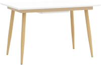 Обеденный стол Stool Group Стокгольм раскладной 120-160x80 / DT-1706-120 (белый) - 