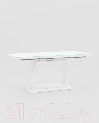 Обеденный стол Stool Group Орлеан раскладной 160-215x90 / ET-1621-160-HGW (глянцевый белый)