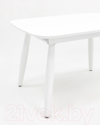 Обеденный стол Stool Group Чикаго 120-160x90 / DT-964S-W-120 (белый)