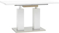 Обеденный стол Stool Group Сиэтл раскладной 140-180x90 / DT-963-HGW-140 (глянцевый белый) - 