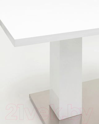 Обеденный стол Stool Group Сиэтл раскладной 140-180x90 / DT-963-HGW-140 (глянцевый белый)