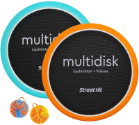 Набор активных игр Street Hit Мультидиск Maxi / BSD0023 (оранжевый/голубой) - 